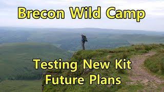 Backpacking Wild Camp Brecon New Kit Pen Y Fan Cribyn Stoves gas or alcohol Micro adventure [upl. by Lenahs]