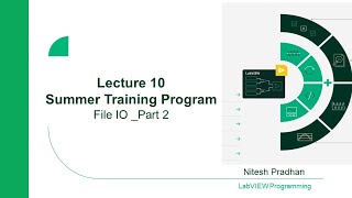 Session 10 LabVIEW Summer Training 2024 [upl. by Otir]