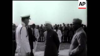 LORD MOUNTBATTEN ARRIVES IN NEW DELHI [upl. by Caputto496]