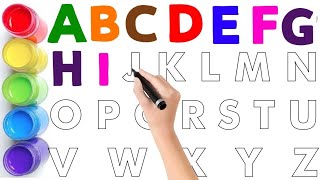 Collection of uppercase amp lowercase alphabet dotted lines ABCD alphabet writing alphabet song A Z [upl. by Gadmann348]