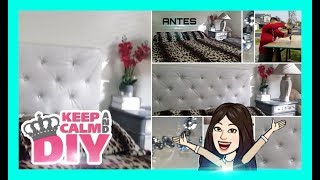 DIY Cómo hacer cabeceras de cama con tapizado 2019   TAPICERIA  Diy headboards [upl. by Boyden315]