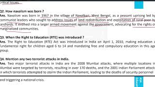 Ch 32 Indian Democracy  Challenges and Response Pol Science Grade 12 GSEB Solved Exercise [upl. by Ahsirtap]