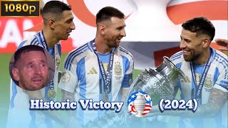 quotHistoric Victory Messis Second Copa America  Argentina vs Colombia Highlightsquot [upl. by Weixel]