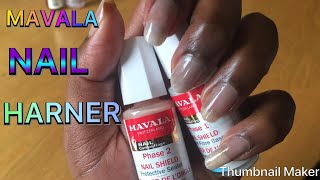 MAVALA NAIL HARDNER TO GROW NAILS Mavala nail harder mavala stop [upl. by Orvah]