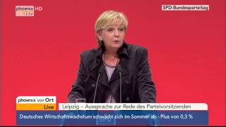 SPDParteitag  Rede Hannelore Kraft am 14112013 [upl. by Irrac]