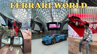 A Day at Ferrari world Abu Dhabi  Yas Island  United Arab Emirates 🇦🇪 [upl. by Nyar]