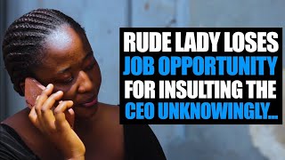 Rude Lady Insults Poorly Dressed Stranger On Her Way Home Not Knowing He Is CEO [upl. by Allyce241]