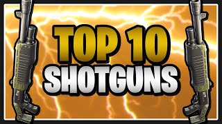 The TOP 10 Shotguns in Fortnite Save the World [upl. by Neelyhtak490]