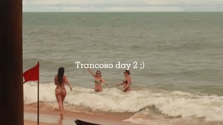 VLOG TRANCOSO DAY TWO praia siri 🦀 fotos amp jantinha [upl. by Clute]