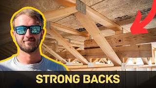 How to Install Strongbacks in a Floor Truss System [upl. by Nosretep]