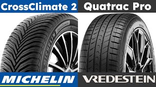 Michelin Cross Climate 2 vs Vredestein Quatrac Pro [upl. by Ardnaxela]