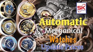 Automatic Luxury Watches Update Prices  Olevs  Skmei  Forsining  Mechanical Watches in Bd [upl. by Madelin]