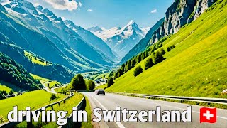 Scenic drive in Switzerland 🇨🇭 Simplon pass Switzerland 4K drive [upl. by Kathy446]