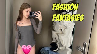 Tight Bodysuits  Try On Haul At The Mall [upl. by Docilla711]