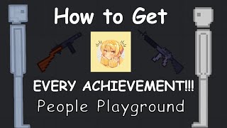 How To Get EVERY SINGLE ACHIEVEMENT In People Playground [upl. by Chiles]