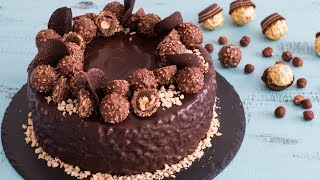 Ferrero Rocher Cake  4k video [upl. by Eymaj637]