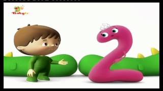 BABYTV  CHARLIE Y LOS NUMEROS  El 2 en su carroza español de España [upl. by Neenej173]