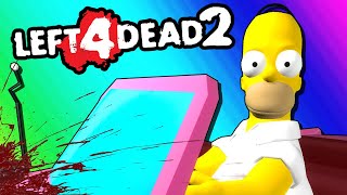 Surviving The Homer Apocalypse Left 4 Dead 2 Funny Moments and Mods [upl. by Nowujalo103]