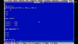 program for operators overloading cpp tutorial for beginners cpp c c operatoroverloading [upl. by Emili]