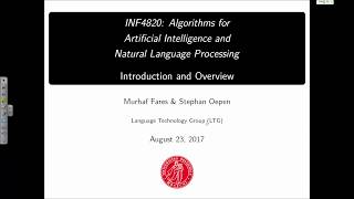 Introduction How to Interpret AI ML NLP and Lisp Lecture 1 August 23 2017 [upl. by Itra873]