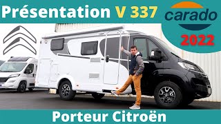 LITS JUMEAUX  Présentation Profilé Compact CARADO V337 modèle 2022 Instant CampingCar [upl. by Eeralav594]