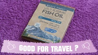 Review of Wileys Finest Wild Alaskan Fish Oil Peak EPA 1250 mg  10 Fish Softgels [upl. by Odnarb]