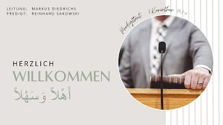 Gottesdienst mit Reinhard Sakowski am 101124 [upl. by Ahsekim491]