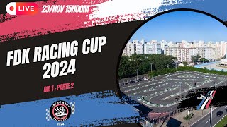 FÃS DE KART RACING CUP 2024  DIA 1  PARTE 2 [upl. by Lorrac]