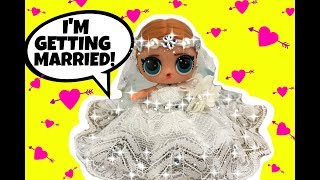 Its A Beautiful LOL Doll Beach Wedding LOL BRIDE GG CUSTOM Series 3 Special Guest ARIANA GRANDE [upl. by Johnath]