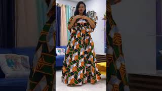 TRÈS BELLE ROBE AFRICAINE EN WAX [upl. by Stander]