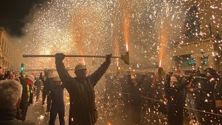 Bridgwater Carnival Squibbing 2022 [upl. by Venice]