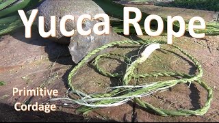 How To Make Yucca Rope Primitive [upl. by Ila704]