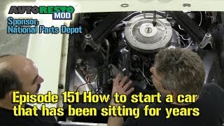 How to start a car that has been sitting for years Episode 151 Autorestomod [upl. by Slifka]