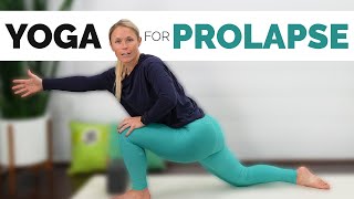 Yoga for Prolapse  Exercises to Relieve Pelvic Pressure amp Pain [upl. by Albertson]