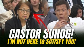 CASTOR SUNOG kay TATAY DIGONG I’M NOT HERE to SATISFY YOU [upl. by Nylireg]