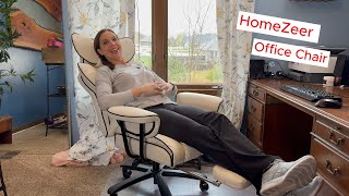 HomeZeer Office Chair comfortable and reclining officefurniture chair officelife [upl. by Attiuqehs]