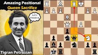 Petrosians Amazing Queen Sacrifice  Pachman vs Petrosian 1958 [upl. by Normy785]