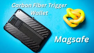 WORLDS BEST Carbon Fiber Trigger Wallet Magsafe Design [upl. by Formica]