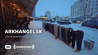 Arkhangelsk — Life in North Russia  Winter Solstice Walk [upl. by Gauthier]