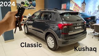 Base Model में इतने फीचर्स कौन देता हैं Skoda😍Kamal Hai😎Kushaq Classic 2024 Detail Reviewviral [upl. by Jarrad]