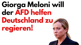 Geheime Allianz Giorgia Meloni und die AfD – Machtübernahme in Deutschland [upl. by Hennessy]