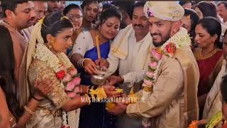 Madhu gowda mother nidhu nikhilnisha reels viral kannada marriage madhugowda love [upl. by Tod416]