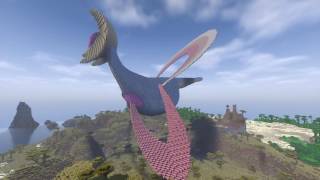 Minecraft Cresselia Build  Pokemon [upl. by Salene]