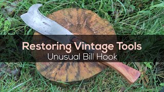 Restoring a Vintage Bill Hook  ASMR  no talking [upl. by Zahavi]