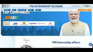 PM Internship scheme  2024  500 Companies  Check Eligibility [upl. by Alper]