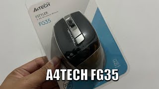 A4TECH FG35 WIRELESS MOUSE  UNBOX AND TEST [upl. by Nagiem]