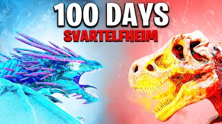 I Spent 100 Days in Ark Ascended Svartelfheim [upl. by Noxid]