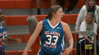 2021  Oklahoma Girls AllState Basketball Game  Highlights feat Anadarko Lady Warriors [upl. by Nywnorb10]