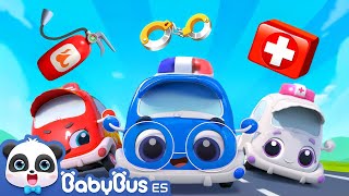 Equipito de Rescate🚒Camión de Bomberos Patrulla Ambulancia  Canción de Vehículo  BabyBus Español [upl. by Vania]