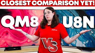 TCL QM8 QM851G vs Hisense U8N  Which Should You Choose [upl. by Hacceber853]